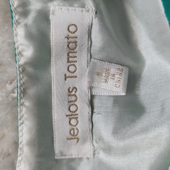 VGUC Beaded green dress - Picture 5 of 6